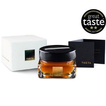 Miel griega de flores silvestres y pino 130 g - Infusionada con resina de lentisco de Quíos