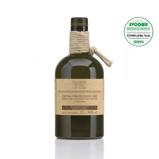 Estate Grown Extra Virgin Olive Oil – Koroneiki Variety 500ml - Navarino Icons 