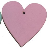 Pink Wooden Heart [+€2.00 ]