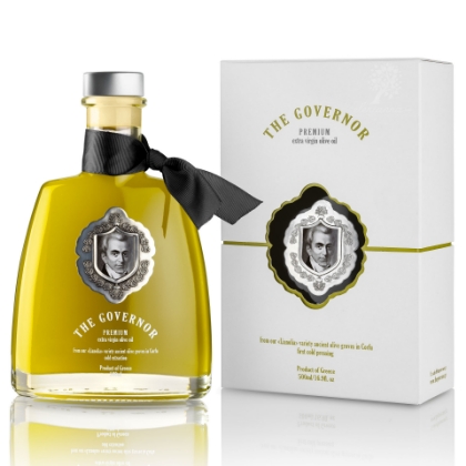 Aceite de oliva sin filtrar The Governor Edición Premium – AOVE Corfú con alto contenido fenólico