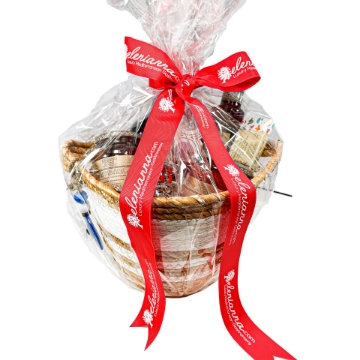 A Unique Wicker Gift Basket of Greece A Unique Wicker Gift Basket of Greece