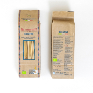 Organic Bucatini 100% Traditional Italian Pasta Mannetti 500g Organic Bucatini 100% Traditional Italian Pasta Mannetti 500g