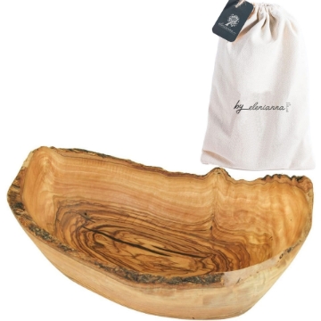 Handcrafted Olive Wood Rustic Bowl Handcrafted Olive Wood Rustic Bowl