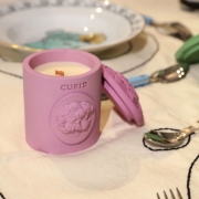 Cupid's Embrace-Scented Candle Jar Inspired by Greek Mythology