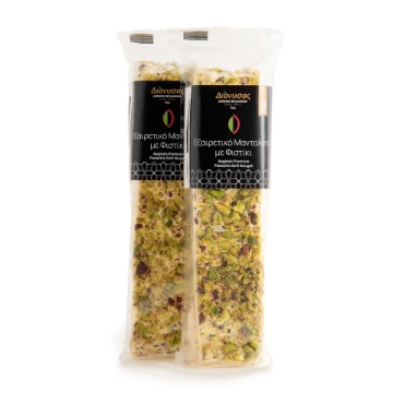 Turrón Blando Dionysos Aeginas con Pistachos DOP Aegina, 70g