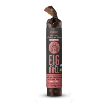 Organic Fig Roll Rose No. 06 – Mediterranean Delicacy with Dried Figs, Rose Water, and Sesame Organic Fig Roll Rose No. 06 – Mediterranean Delicacy with Dried Figs, Rose Water, and Sesame