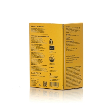 LADOLEA Fleur de Sel & Organic Extra Virgin Olive Oil Gift Set | Handpicked Greek Salt & Cold-Pressed EVOO LADOLEA Fleur de Sel & Organic Extra Virgin Olive Oil Gift Set | Handpicked Greek Salt & Cold-Pressed EVOO