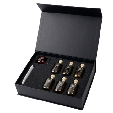 elenianna Experiencias Culinarias Regionales - Kit de Degustación de Aceite de Oliva Griego, 6 Aceites de Oliva Virgen Extra Monovarietales | Koroneiki, Tsounati, Cosecha Temprana con Alto Contenido Fenólico, Caja de Regalo Gourmet de Lujo para Regalos Corporativos