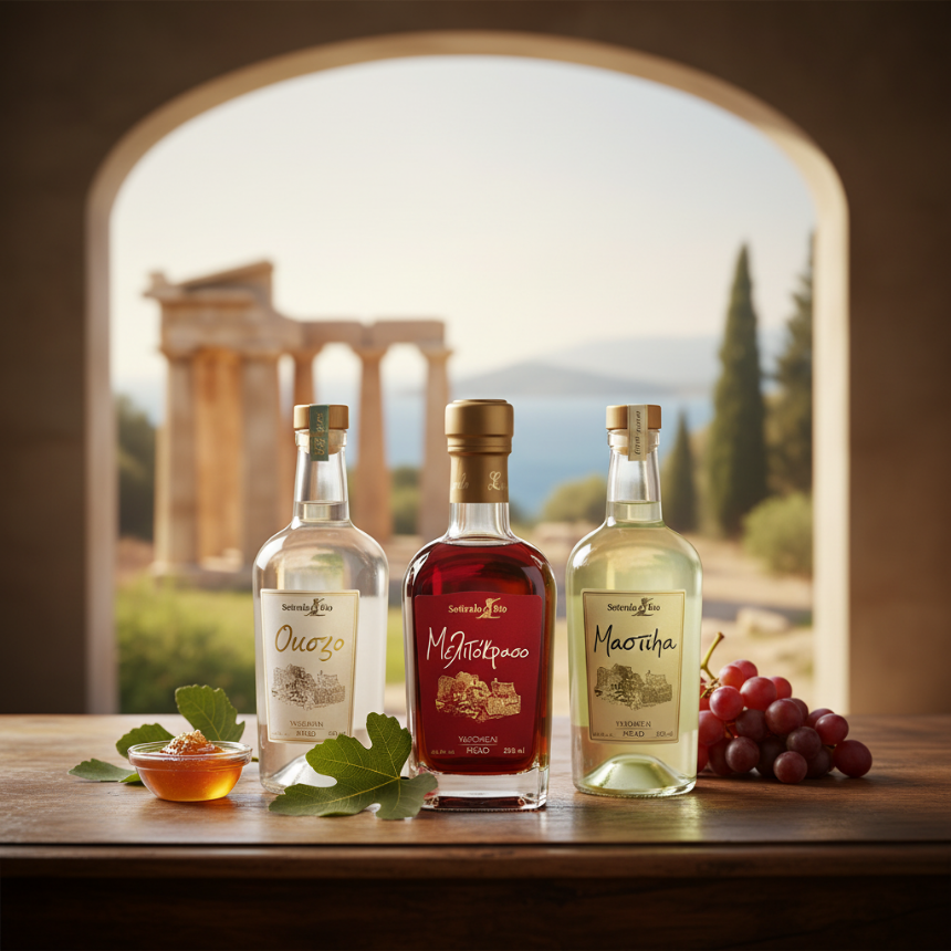 El Alma Líquida de Grecia: Un Viaje a Través del Terroir y la Artesanía de sus Espíritus Tradicionales