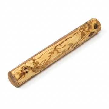Rodillo de madera de olivo personalizado sin mango, 40 cm