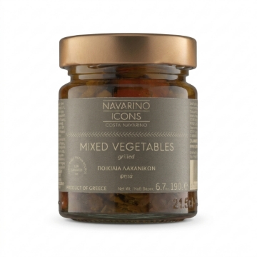 Antipasti - Verduras mixtas a la parrilla, 190 g Navarino Icons