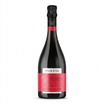 Milia Riza Azzardà Rosé 2022 - Espumoso Método Tradicional Brut Nature 75cl | Agiorgitiko, La antigua Nemea, 24 meses sobre lías