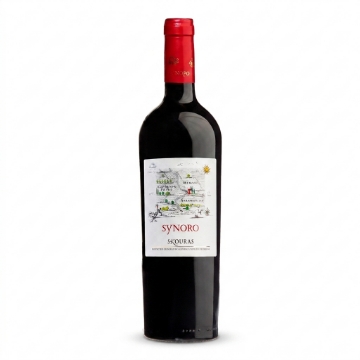 Vino tinto Domain Skouras Synoro 2019 IGP Peloponeso - Mezcla de Cabernet Franc, Merlot y Agiorgitiko 750 ml | Criado en roble francés, viñedos de gran altitud en Argolida