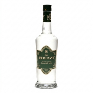 Varvayanni Ouzo Verde 70cl - Licor griego de sabor suave 42% vol. | Agua Plomari Lesvos, aperitivo de anís, destilación tradicional