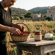 Navarino Icons Tomato Sauce with Feta Cheese 360g - Ready-to-Eat Greek Spread | Locally Harvested Tomatoes, Tangy Feta, No Pr...