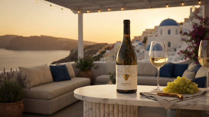 La Guía Definitiva del Vino Blanco de Lujo: El Santorí Assyrtiko y su Terroir Volcánico