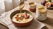 Samynthos MAX Activated Sprouted Raw Tahini, Evros Sesame, 200g on a clean ecommerce background