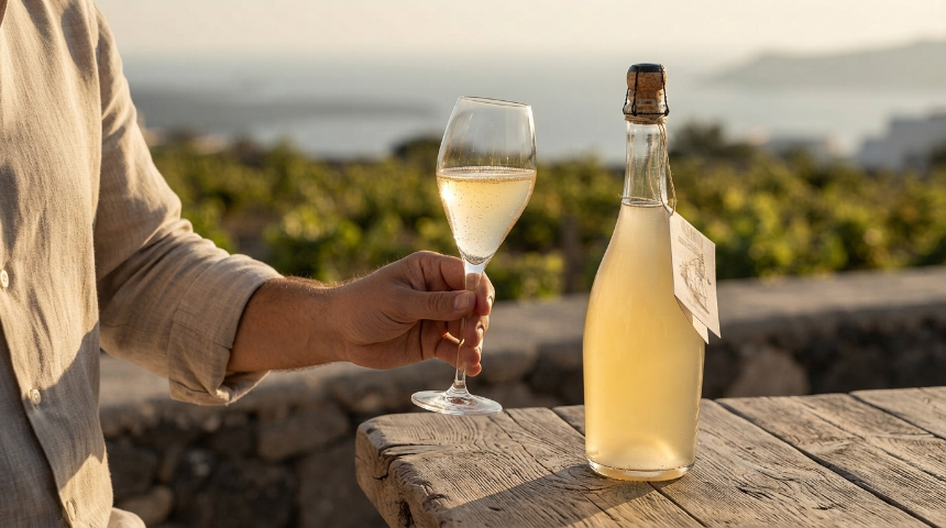 El Arte de las Burbujas Griegas: Un Viaje al Vino Espumoso y Natural Sostenible