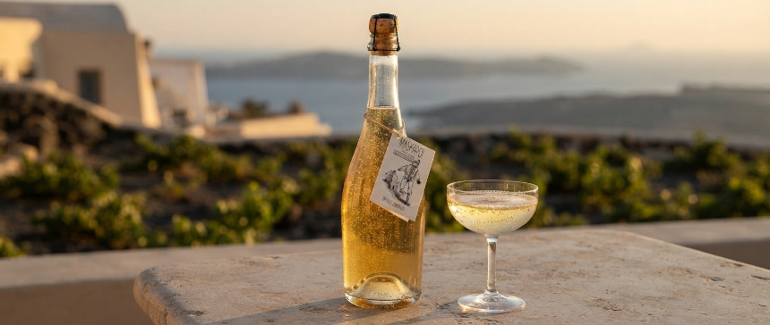 El Elixir Burbujeante del Bienestar: Vinos Espumosos y Naturales de Grecia para una Belleza Interior Radiante