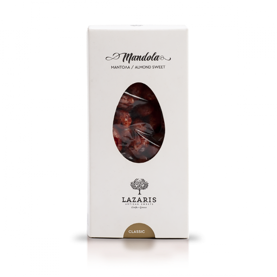 Lazaris Mandola Classic – Greek Caramelized Almonds, 200g by Lazaris - Primary product photo